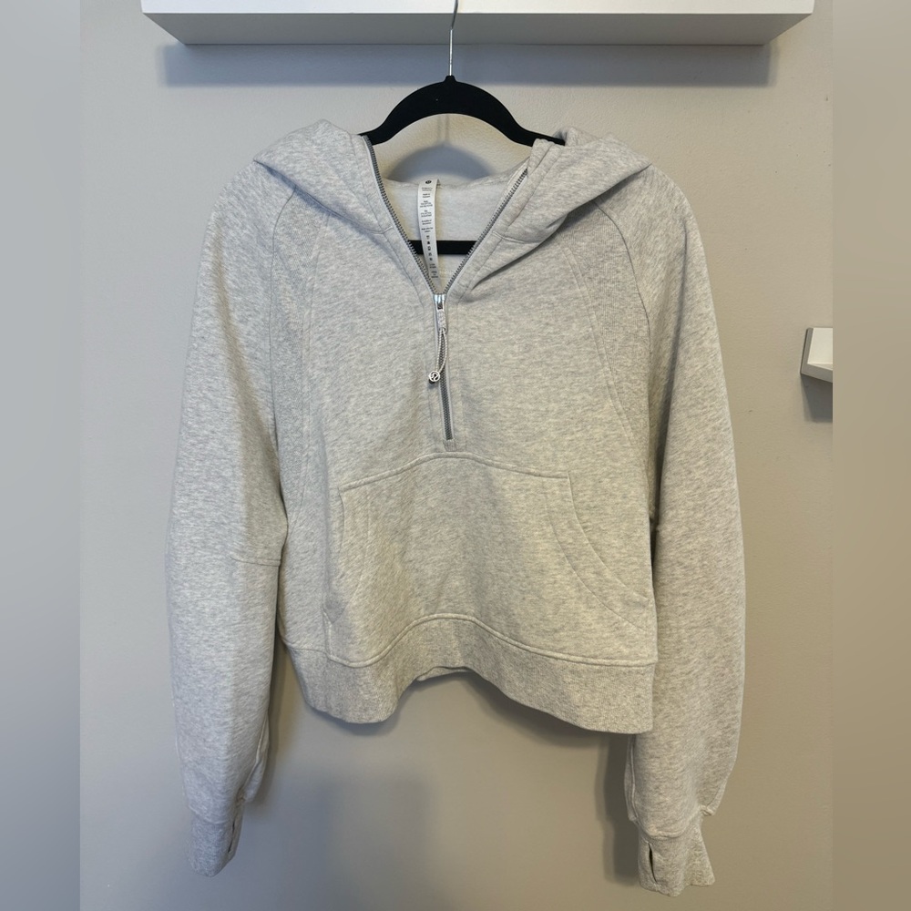 Lululemon Scuba Oversized half zip hoodie M/L